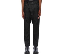 Black P4C Coated Jeans