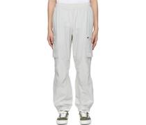 Grey Nylon Trousers