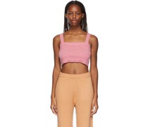 Pink Wool Tank Top