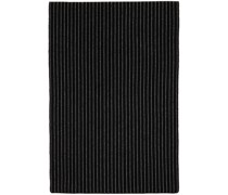 Black & Gray Pinstripe Scarf