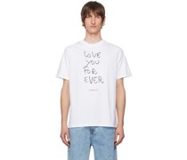 White 'Love You For Ever' T-Shirt