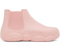 Pink Gummy Ankle Boots