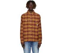 Brown Check Shirt