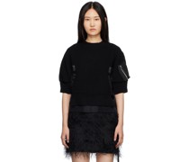 Black MA-1 Sweater