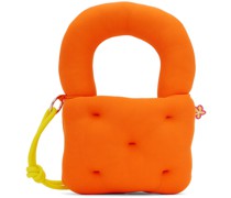 Orange Mini Plush Bag