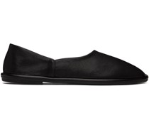 Black Canal Slip On Loafers