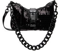 Black Sequinned Bag