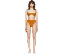 Yellow Vintage Hotpants Bikini
