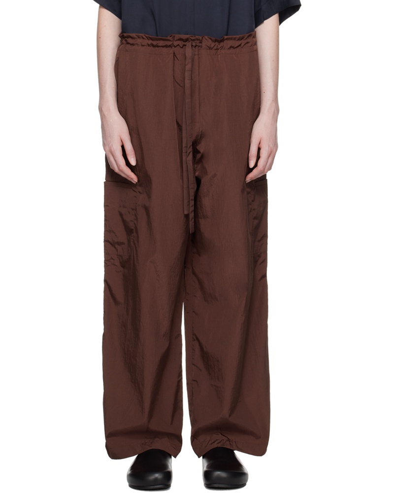 Studio Nicholson Damen Burgundy Merida Trousers