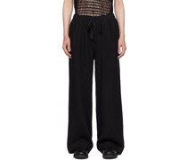 Black Wide Leg Trousers