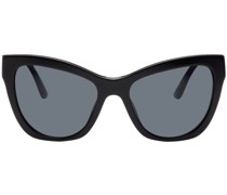 Black Cat-Eye Acetate Sunglasses