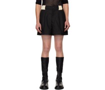 SSENSE Exclusive Black & Beige Sepoy Shorts