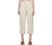 Off-White Roll Up Trousers