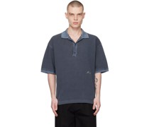 Gray Pigment-Dyed Polo