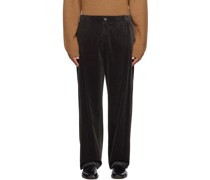 Gray Wide Trousers
