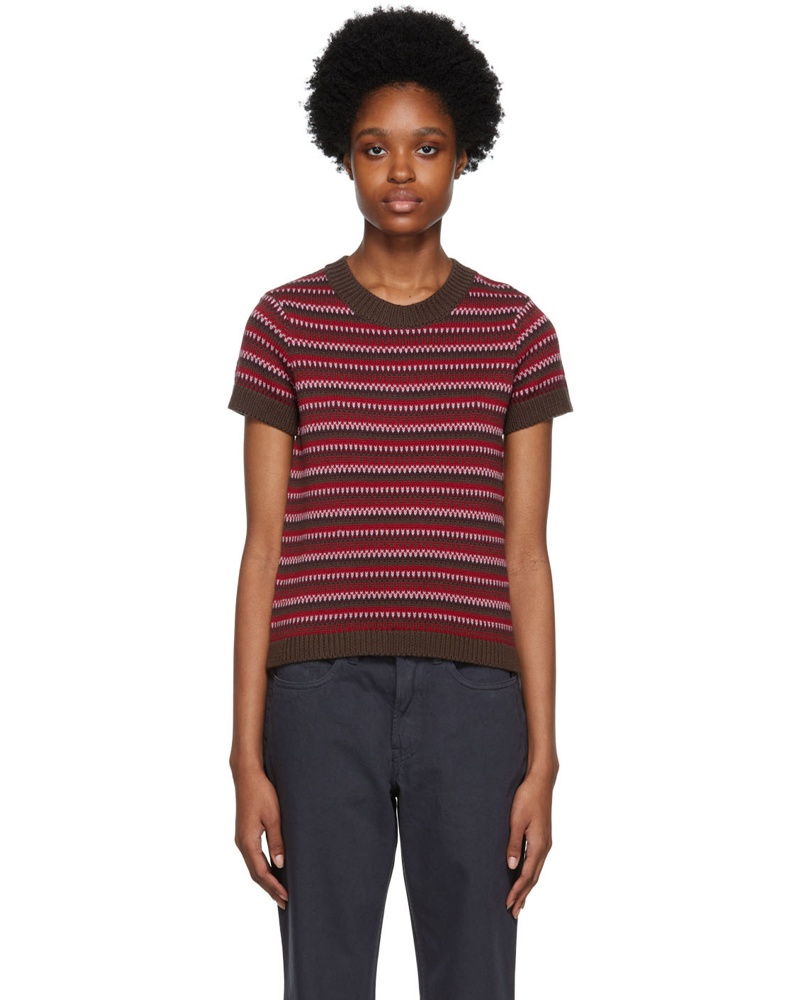 YMC Damen Brown Mitchell Sweater