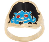 Gold Devil Ring