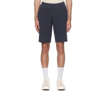 Navy Relaxed-Fit Shorts