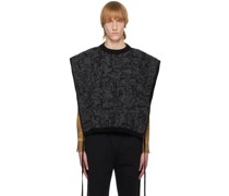 Gray & Black Shield Vest