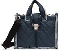 SSENSE Exclusive Navy Puffed Shopper S Bag