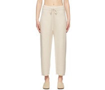Beige Soft Miter Lounge Pants