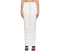 White Pillar Maxi Skirt