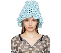SSENSE Exclusive Blue Bouncy Beach Hat