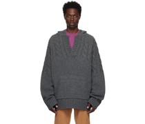 Gray Chunky Hoodie