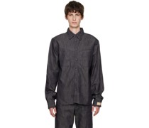 Indigo Angled Pocket Shirt