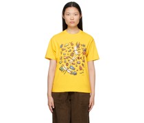 Yellow Printed T-Shirt