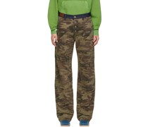 Khaki Camouflage Carpenter Jeans