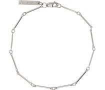 Silver Bar Chain Bracelet