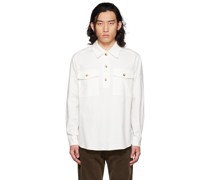 SSENSE Exclusive White Patch Pocket Polo