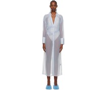 SSENSE Exclusive Blue Sheer Midi Dress