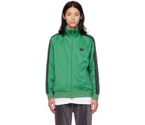 Green Embroidered Track Jacket