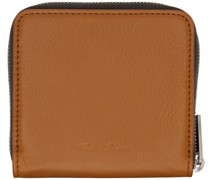 Orange Zipped Wallet