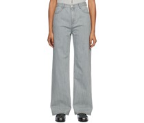 Blue Bootcut Jeans