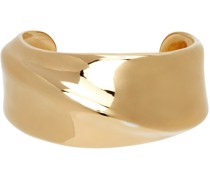 Gold Twist Cuff Bracelet