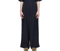 Navy Paola Trousers