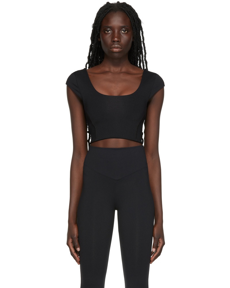 Live The Process Damen Black Jet Sport Top