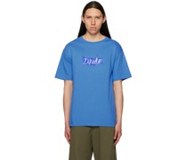 Blue Ghostly Font T-Shirt