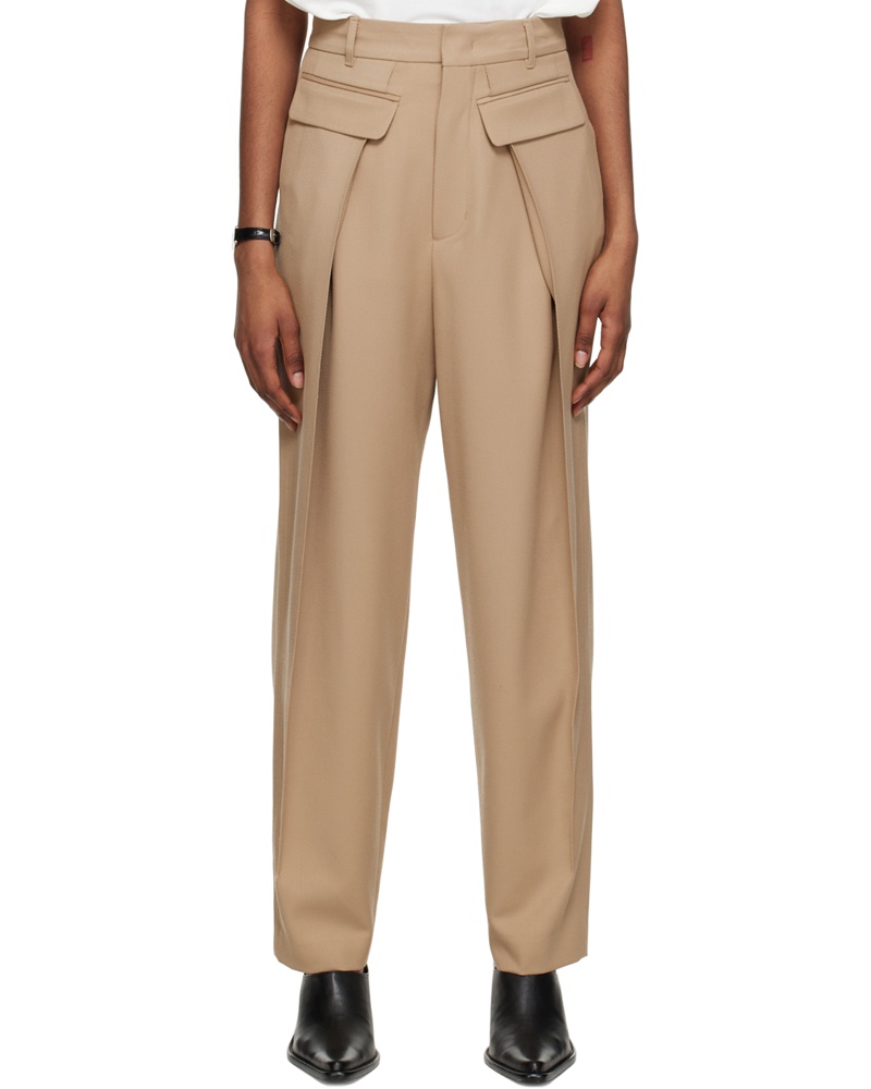 Adererror Damen Beige Fran Trousers