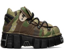 Khaki New Rock Edition Platform Sneakers