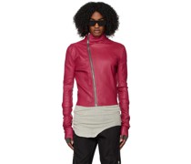 Burgundy Gary Leather Jacket