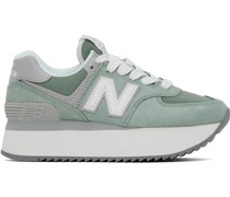 Green 574+ Sneakers