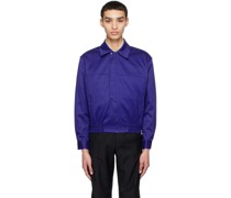 SSENSE Exclusive Blue Coach Bomber Jacket