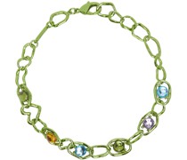 Green Crushed Chain Necklace