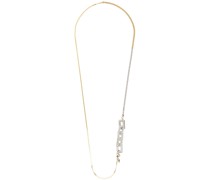 Silver & Gold Materialmix Long Necklace