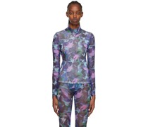 Blue Print Turtleneck