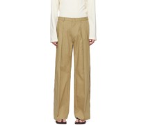 SSENSE Exclusive Beige Tailored Trousers